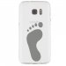 TPU0GALS7PIED - Coque souple pour Samsung Galaxy S7 SM-G930 avec impression Motifs empreinte de pied
