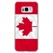TPU0GALS8DRAPCANADA - Coque souple pour Samsung Galaxy S8 avec impression Motifs drapeau du Canada