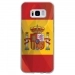 TPU0GALS8DRAPESPAGNE - Coque souple pour Samsung Galaxy S8 avec impression Motifs drapeau de l'Espagne