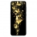 TPU0GALS8PLUSPAPILLONSDORES - Coque souple pour Samsung Galaxy S8 Plus avec impression Motifs papillons dorés