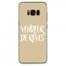 TPU0GALS8PLUSVENDREVETAUPE - Coque souple pour Samsung Galaxy S8 Plus avec impression Motifs vendeur de rêves taupe