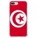 TPU0IP7PLUSDRAPTUNISIE - Coque souple pour Apple iPhone 7 Plus avec impression Motifs drapeau de la Tunisie