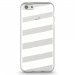 TPU0IPHONE5CBANDESBLANCHES - Coque souple pour Apple iPhone 5C avec impression Motifs bandes blanches