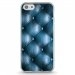 TPU0IPHONE5CCAPITONBLEU - Coque souple pour Apple iPhone 5C avec impression Motifs effet capitonné bleu