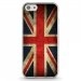 TPU0IPHONE5CDRAPUKVINTAGE - Coque souple pour Apple iPhone 5C avec impression Motifs drapeau UK vintage