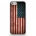 TPU0IPHONE5CDRAPUSAVINTAGE - Coque souple pour Apple iPhone 5C avec impression Motifs drapeau USA vintage