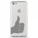 TPU0IPHONE5CMAINPOUCE - Coque souple pour Apple iPhone 5C avec impression Motifs pouce levé