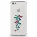 TPU0IPHONE5CPAPILLONS - Coque souple pour Apple iPhone 5C avec impression Motifs papillons colorés