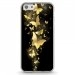 TPU0IPHONE5CPAPILLONSDORES - Coque souple pour Apple iPhone 5C avec impression Motifs papillons dorés