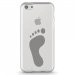 TPU0IPHONE5CPIED - Coque souple pour Apple iPhone 5C avec impression Motifs empreinte de pied