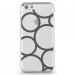 TPU0IPHONE5CRONDSGRIS - Coque souple pour Apple iPhone 5C avec impression Motifs ronds gris