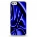 TPU0IPHONE5CSOIEBLEU - Coque souple pour Apple iPhone 5C avec impression Motifs soie drapée bleu