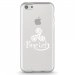 TPU0IPHONE5CTRISKEL - Coque souple pour Apple iPhone 5C avec impression Motifs Triskel Celte blanc