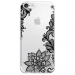 TPU0IPHONE7LACENOIR - Coque souple pour Apple iPhone 7 avec impression Motifs Lace noir