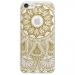 TPU0IPHONE7MANDALAGOLD - Coque souple pour Apple iPhone 7 avec impression Motifs Mandala gold