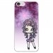 TPU0IPHONE7MANGAVIOLETTA - Coque souple pour Apple iPhone 7 avec impression Motifs manga fille violetta