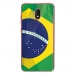 TPU0LENNY5DRAPBRESIL - Coque souple pour Wiko Lenny 5 avec impression Motifs drapeau du Brésil