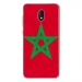 TPU0LENNY5DRAPMAROC - Coque souple pour Wiko Lenny 5 avec impression Motifs drapeau du Maroc