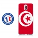 TPU0NOKIA31DRAPTUNISIE - Coque souple pour Nokia 3-1 avec impression Motifs drapeau de la Tunisie
