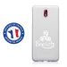 TPU0NOKIA31TRISKEL - Coque souple pour Nokia 3-1 avec impression Motifs Triskel Celte blanc