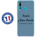 TPU0PSMART19CHIANTEBLEU - Coque souple pour Huawei P Smart (2019) avec impression Motifs Avant, j'étais chiante bleu