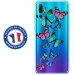 TPU0PSMART19PAPILLONS - Coque souple pour Huawei P Smart (2019) avec impression Motifs papillons colorés