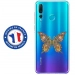 TPU0PSMART19PAPILLONSEUL - Coque souple pour Huawei P Smart (2019) avec impression Motifs papillon psychédélique