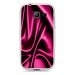 TPU0S7390SOIEROSE - Coque Souple en gel transparente pour Galaxy Trend Lite avec impression Motifs soie drapée rose