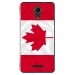 TPU0TOMMY2DRAPCANADA - Coque souple pour Wiko Tommy 2 avec impression Motifs drapeau du Canada