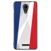 TPU0TOMMY2DRAPFRANCE - Coque souple pour Wiko Tommy 2 avec impression Motifs drapeau de la France