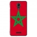 TPU0TOMMY2DRAPMAROC - Coque souple pour Wiko Tommy 2 avec impression Motifs drapeau du Maroc