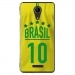 TPU0TOMMY2MAILLOTBRESIL - Coque souple pour Wiko Tommy 2 avec impression Motifs Maillot de Football Brésil