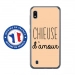 TPU0TPU0A10CHIEUSEBEIGE - Coque souple pour Samsung Galaxy A10 avec impression Motifs Chieuse d'Amour beige