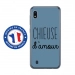 TPU0TPU0A10CHIEUSEBLEU - Coque souple pour Samsung Galaxy A10 avec impression Motifs Chieuse d'Amour bleu
