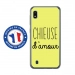 TPU0TPU0A10CHIEUSEJAUNE - Coque souple pour Samsung Galaxy A10 avec impression Motifs Chieuse d'Amour jaune