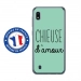 TPU0TPU0A10CHIEUSETURQUOISE - Coque souple pour Samsung Galaxy A10 avec impression Motifs Chieuse d'Amour turquoise