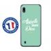 TPU0TPU0A10DIEUTURQUOISE - Coque souple pour Samsung Galaxy A10 avec impression Motifs Appelle moi Dieu turquoise