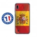 TPU0TPU0A10DRAPESPAGNE - Coque souple pour Samsung Galaxy A10 avec impression Motifs drapeau de l'Espagne