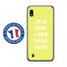 TPU0TPU0A10RAISONJAUNE - Coque souple pour Samsung Galaxy A10 avec impression Motifs marre d'avoir raison jaune