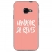TPU0XCOVER4VENDREVEROSE - Coque souple pour Samsung Galaxy XCover 4 avec impression Motifs vendeur de rêves rose