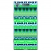 TPU0XPERIAXZ1AZTEQUEBLEUVER - Coque souple pour Sony Xperia XZ1 avec impression Motifs aztèque bleu et vert