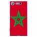 TPU0XPERIAXZ1DRAPMAROC - Coque souple pour Sony Xperia XZ1 avec impression Motifs drapeau du Maroc
