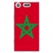 TPU0XZ1COMPDRAPMAROC - Coque souple pour Sony Xperia XZ1 Compact avec impression Motifs drapeau du Maroc
