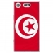 TPU0XZ1COMPDRAPTUNISIE - Coque souple pour Sony Xperia XZ1 Compact avec impression Motifs drapeau de la Tunisie