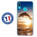TPU0Y62019DAUPHIN - Coque souple pour Huawei Y6 (2019) avec impression Motifs dauphin