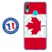 TPU0Y72019DRAPCANADA - Coque souple pour Huawei Y7 (2019) avec impression Motifs drapeau du Canada