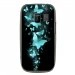 TPU1ASHA302PAPILLONSBLEUS - Coque souple pour Nokia Asha 302 avec impression Motifs papillons bleus