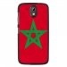 TPU1DES526DRAPMAROC - Coque souple pour HTC Desire 526 avec impression Motifs drapeau du Maroc