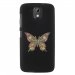 TPU1DES526PAPILLONSEUL - Coque souple pour HTC Desire 526 avec impression Motifs papillon psychédélique