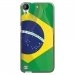 TPU1DES530DRAPBRESIL - Coque souple pour HTC Desire 530 avec impression Motifs drapeau du Brésil